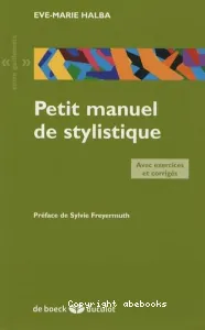 Petit manuel de stylistique.