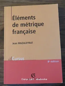 Eléments de métrique française