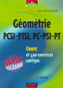 Géométrie PCSI-PTSI, PC-PSI-PT