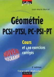 Géométrie PCSI-PTSI, PC-PSI-PT