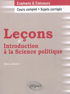 Leçons d'Introduction à la Science politique