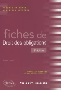 Fiches de droit des obligations