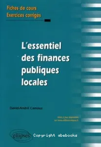 L'essentiel des finances publiques locales