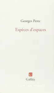 Espèces d'espaces.