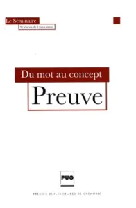 Du mot au concept:: Preuve