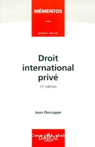 Droit international privé