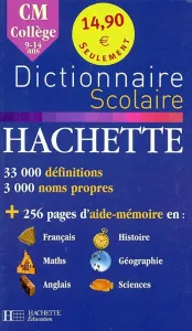 Dictionnaire scolaire hachette