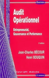 Audit opérationnel : Entrepreneuriat, gouvernance et performance