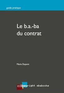 Le b.a.-ba du contrat