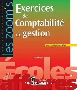 Exercices de comptabilité de gestion