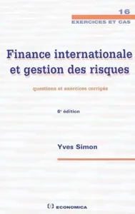 Finance internationale et gestion des risques.