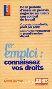 1er emploi, connaissez vos droits