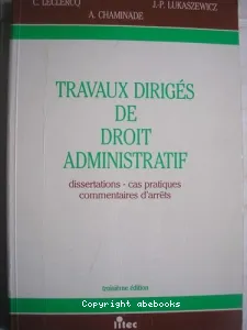 Travaux dirigés de droit administratif