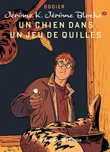 Un chien dans un jeu de quilles