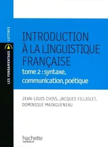 Introduction à la linguistique française