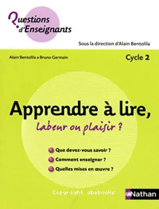 Apprendre à lire, labeur ou plaisir?