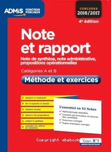 Note et rapport