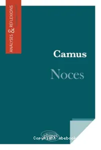 Camus, Noces