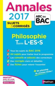 Annales du BAC Philosophie Terminale L-ES (Les)