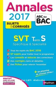 Annales SVT Term S Spécifique + Spécialité