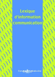 Lexique d'information communication