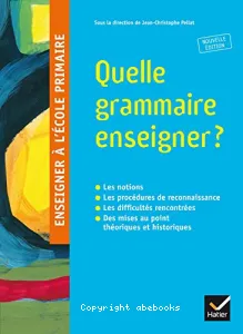 Quelle grammaire enseigner ?