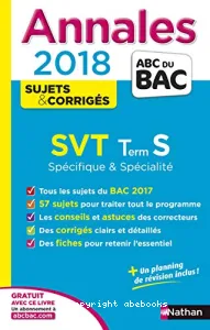 SVT Term S spécifique + spécialité