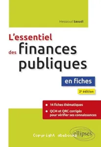 Essentiel des finances publiques en fiches (L')