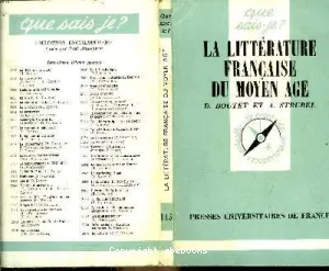 La Littérature française du Moyen âge