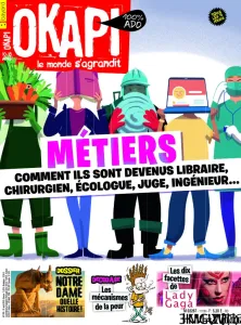 Okapi, N°1110 - avril 2020 - Métiers comment ils sont devenus libraire, chirurgien, écologue...