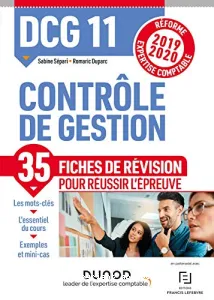 DCG 11, contrôle de gestion