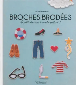 Broches brodées