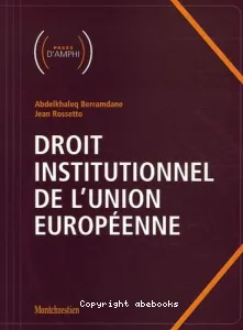 Droit institutionnel de l'Union européenne