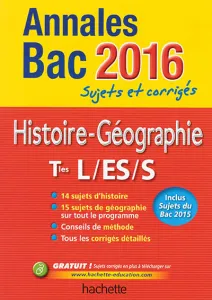 Histoire géographie terminales L, ES, S