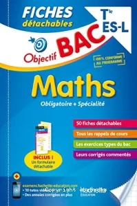 Maths obligatoire + Spécialité