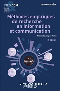 Méthodes empiriques de recherche en information et communication