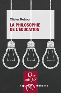 Philosophie de l'éducation (La)