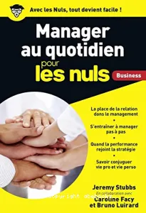 Manager au quotidien pour les nuls