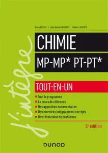 Chimie MP-MP*, PT-PT*