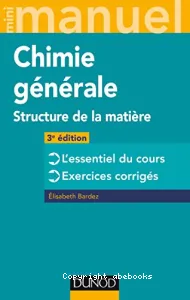 Mini-manuel de chimie générale