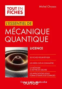 Essentiel de mécanique quantique (L')