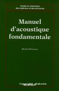 Manuel d'acoustique fondamentale