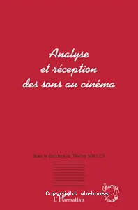 Analyse et réception des sons au cinéma