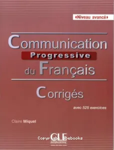 Communication progressive du français, niveau avancé