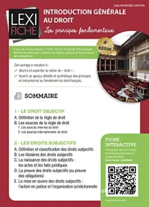 Introduction générale au droit