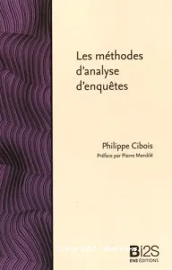 Méthodes d'analyse d'enquêtes (Les)