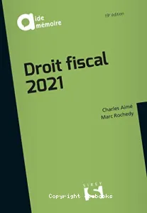 Droit fiscal 2021