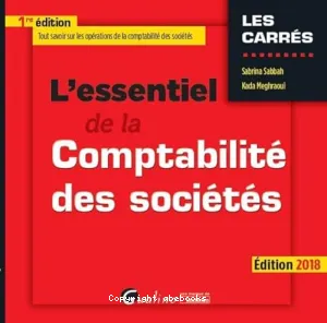 Essentiel de la comptabilité des sociétés (L')