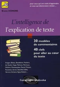 Intelligence de l'explication de texte (L')