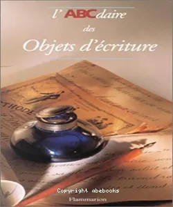 ABC daire des objets d'écriture